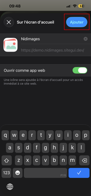 iOS notification settings